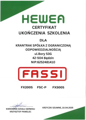 Szkolenie Fassi 2025